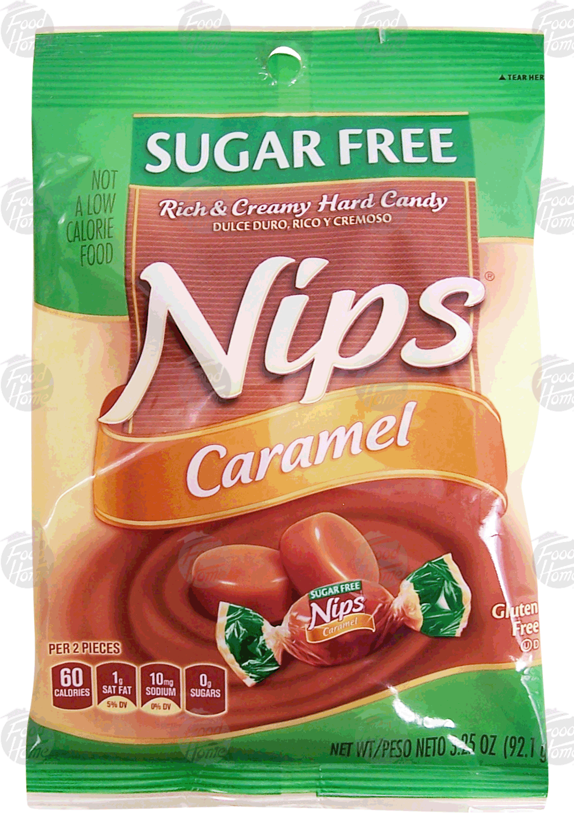 Nips  sugar free caramel rich & creamy hard candy Full-Size Picture